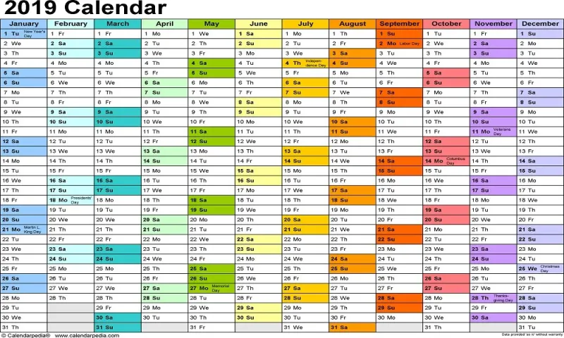 Ποιες είναι οι αργίες του 2019 - Πότε «πέφτει» το πρώτο τριήμερο