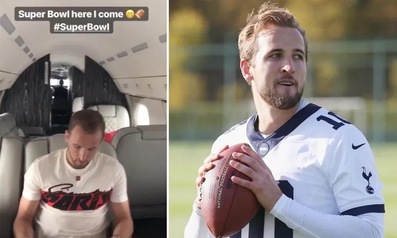 Super Bowl: Ο Χάρι Κέιν στην Ατλάντα (pic)