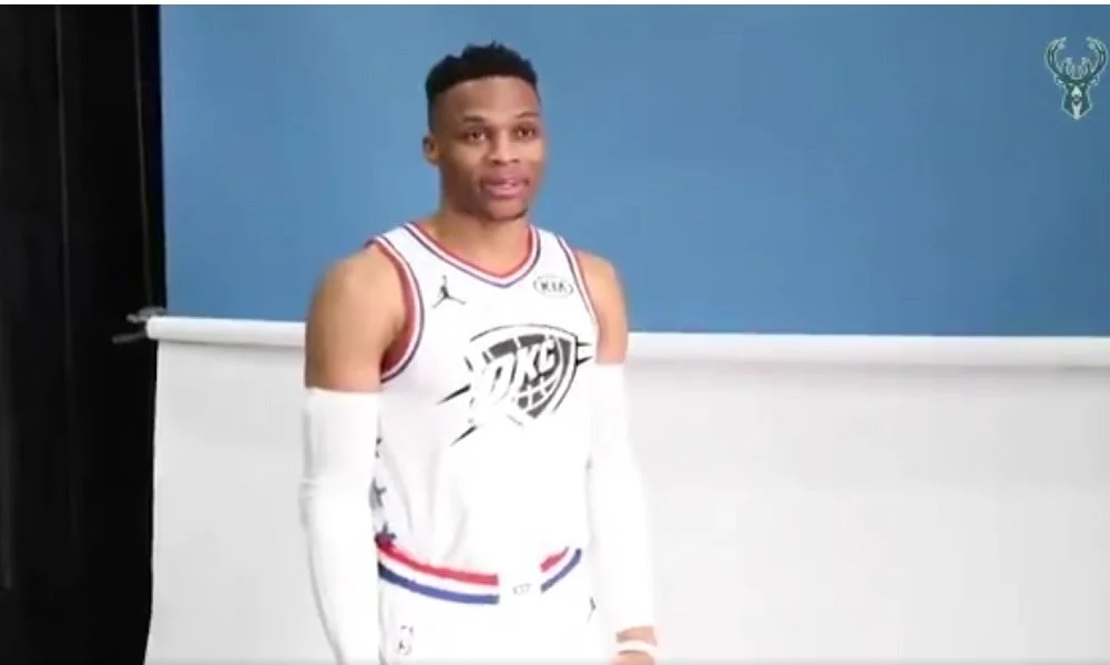 All Star Game: Ο Γουέστμπρουκ έμαθε τι παπούτσι φοράει ο Αντετοκούνμπο και... (video)