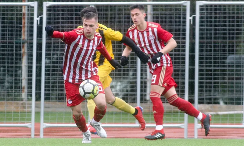 ΑΕΚ-Ολυμπιακός 0-1 Κ15: «Ερυθρόλευκη» νίκη στο Γαλάτσι