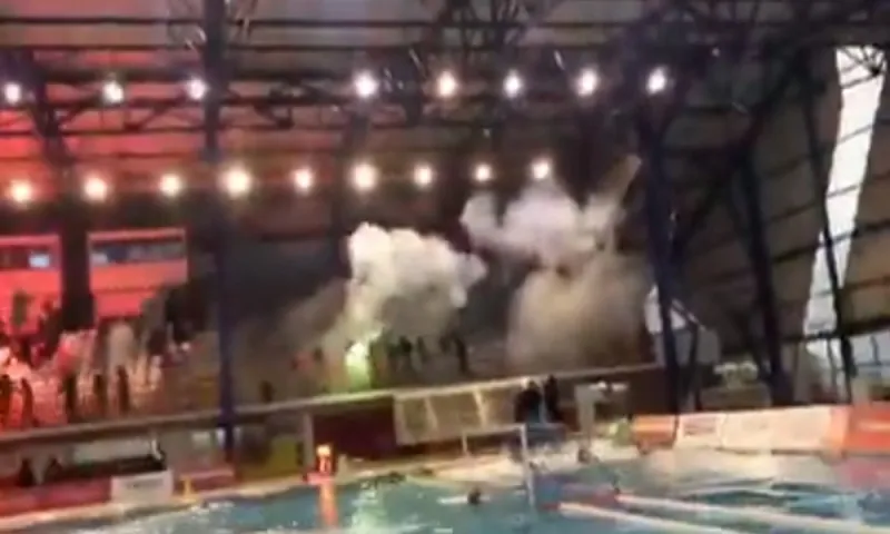 Ολυμπιακός-Γλυφάδα: Video σοκ από το Παπαστράτειο