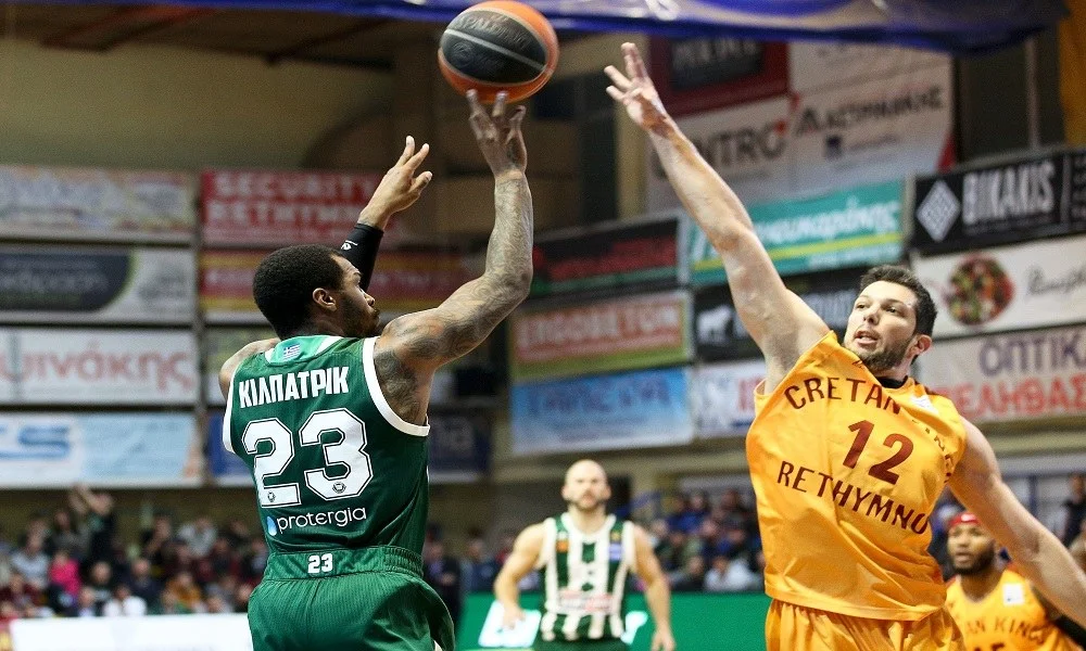 Ρέθυμνο - Παναθηναϊκός 75-87: Με… ζεστό τον Κιλπάτρικ