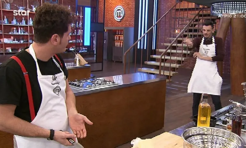 MasterChef: Μυρίζει «μπαρούτι» το ζευγάρι Παντελής-Χαράλαμπος