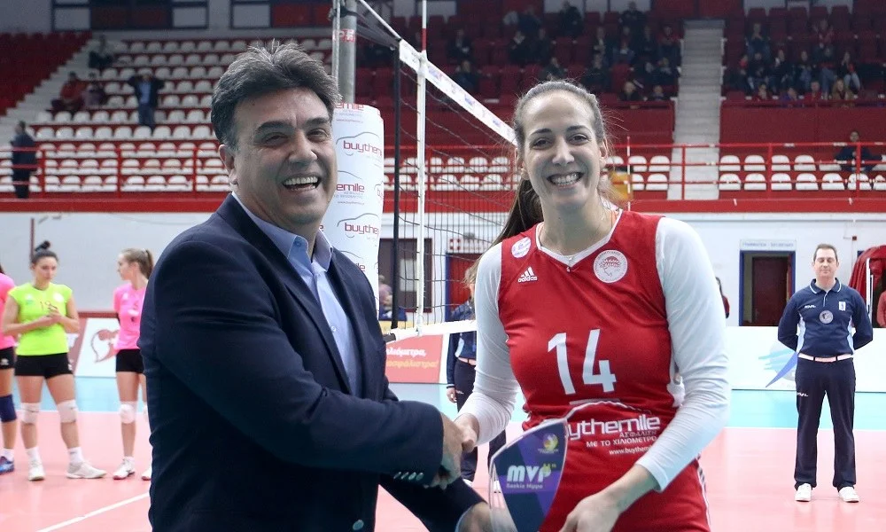 Α1 βόλεϊ γυναικών: MVP η Χριστοδούλου