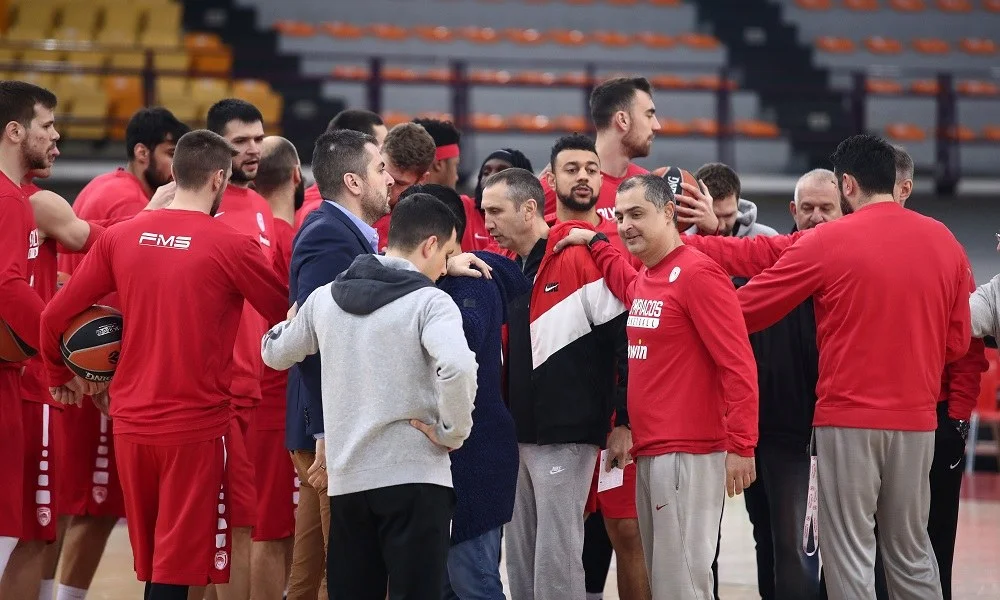 Ολυμπιακός: Η προπόνηση στην Ποντγκόριτσα (video)