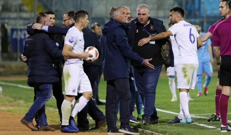 Λαμία: Τα «γαλλικά» του Χάβου μετά το 1-1 (vid)