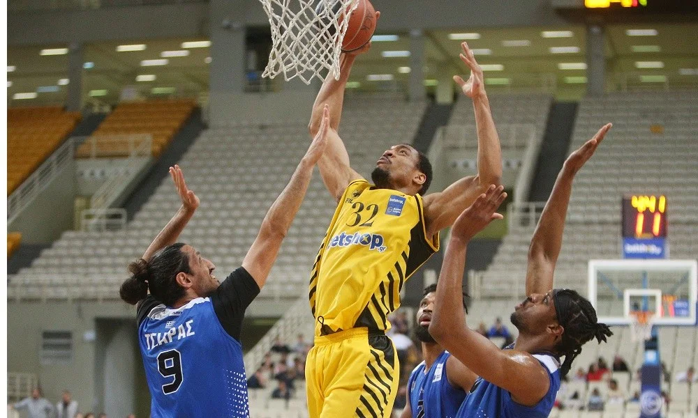 ΑΕΚ - Κύμη 96-92: Το έκανε δύσκολο και μόχθησε (video)
