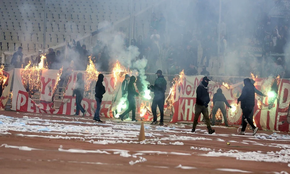 Επεισόδια: Οκτώ συλλήψεις στo Παναθηναϊκός-Ολυμπιακός