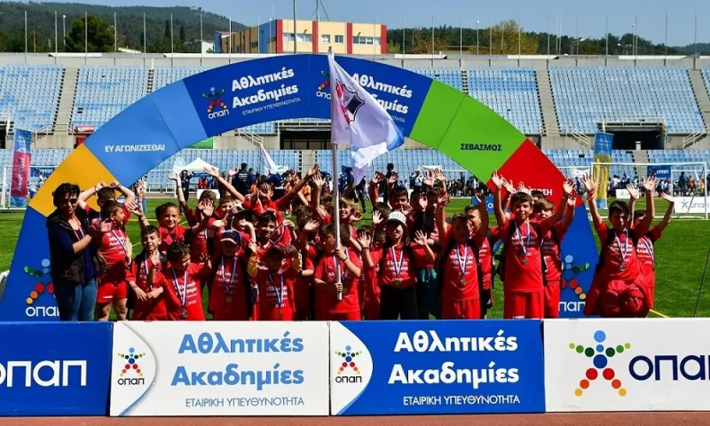 Φεστιβάλ Αθλητικών Ακαδημιών ΟΠΑΠ: Μεγάλη γιορτή του αθλητισμού στη Θεσσαλονίκη με συμμετοχή 3.000 παιδιών και γονέων/κηδεμόνων