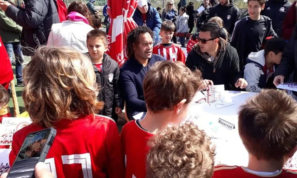 Ολυμπιακός: Γιορτή με Καρεμπέ και Πάντο (photos)