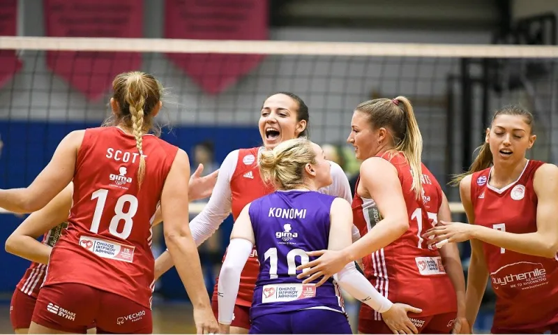 Θέτις - Ολυμπιακός 0-3: Στους τελικούς για το 7ο σερί νταμπλ