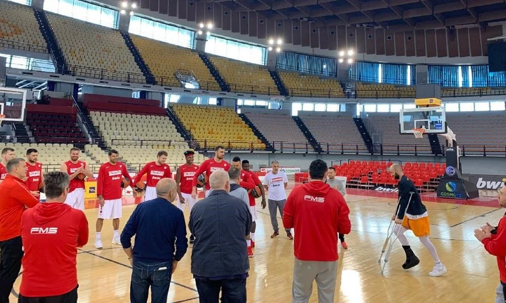 Ολυμπιακός: Στο ΣΕΦ ο Βασίλης Σπανούλης (pics)