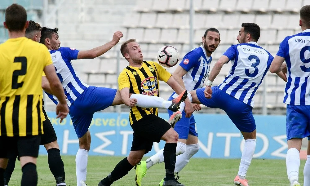 Ήττα σοκ για Νίκη Βόλου, ισοπαλία στη Χαλκιδική (vid)