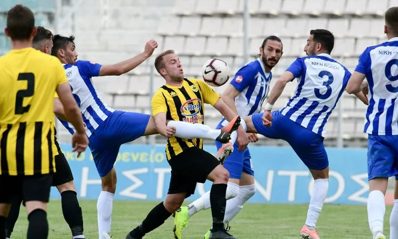 Ήττα σοκ για Νίκη Βόλου, ισοπαλία στη Χαλκιδική (vid)
