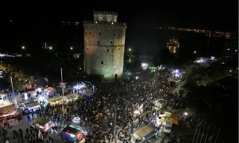 ΠΑΟΚ Λευκός Πύργος: Ξέφρενοι πανηγυρισμοί (vid)