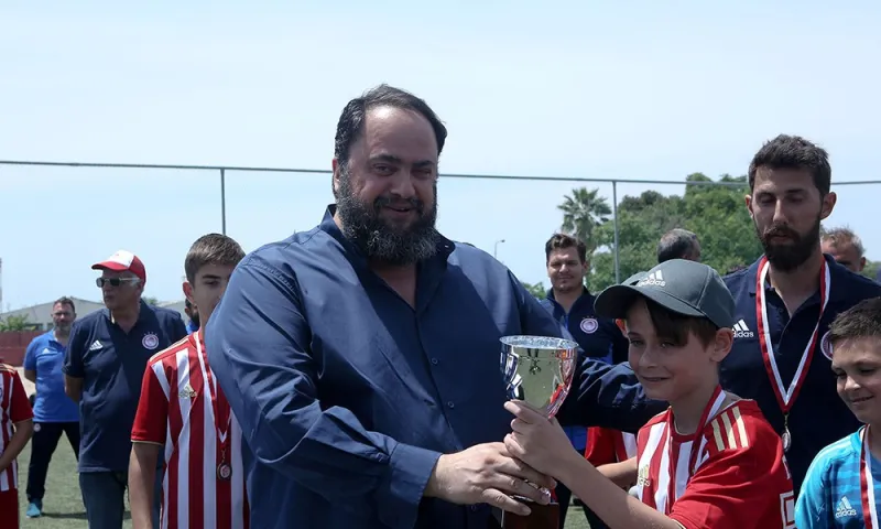 Ολυμπιακός: Η γιορτή των σχολών παρουσία Μαρινάκη