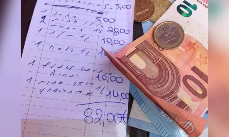 Ρόδος: Πλήρωσαν 82 ευρώ για 8 αναψυκτικά!