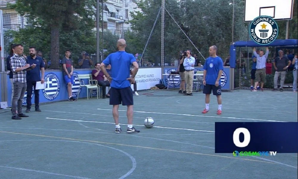 Ρεκόρ Γκίνες: Για ένα δευτερόλεπτο το έχασαν οι Legends 2004