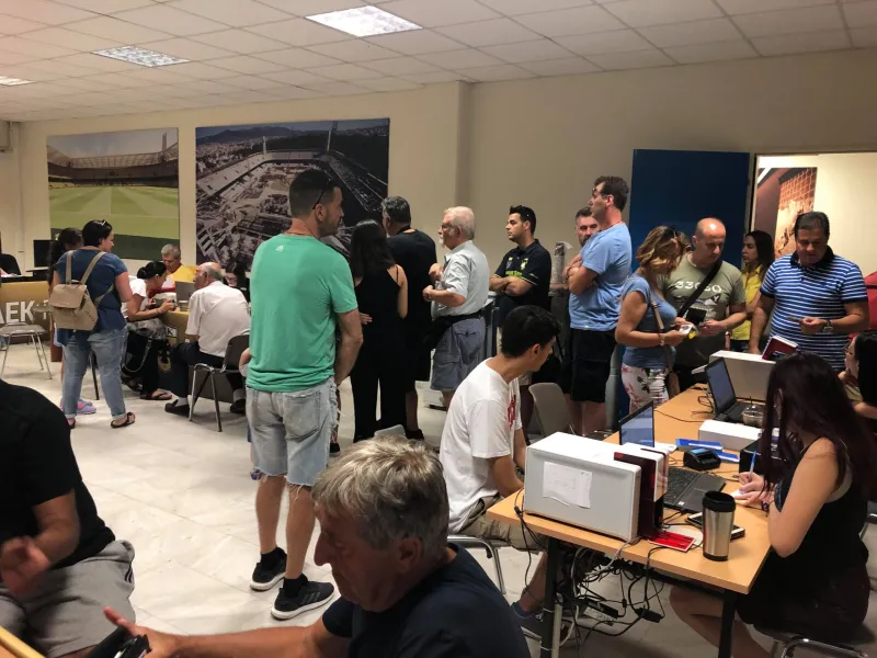 ΑΕΚ: Κοντά στα 3.000 εισιτήρια διαρκείας
