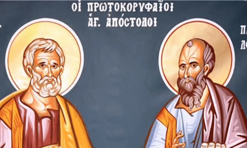Εορτολόγιο 29/6: Αποστόλων Πέτρου και Παύλου