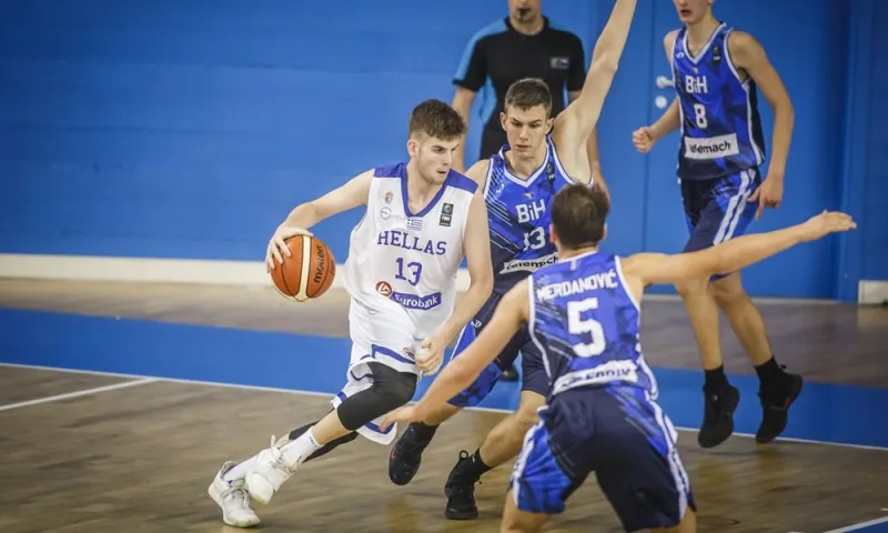 Εθνική Παίδων: Ελλάδα - Βοσνία Ερζεγοβίνη 77-43