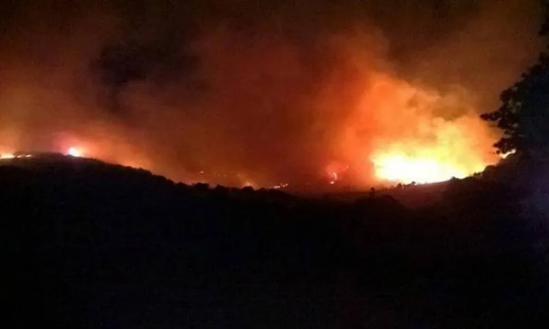 Σαμοθράκη: Πυρκαγιά στην περιοχή Καμαριώτισσα