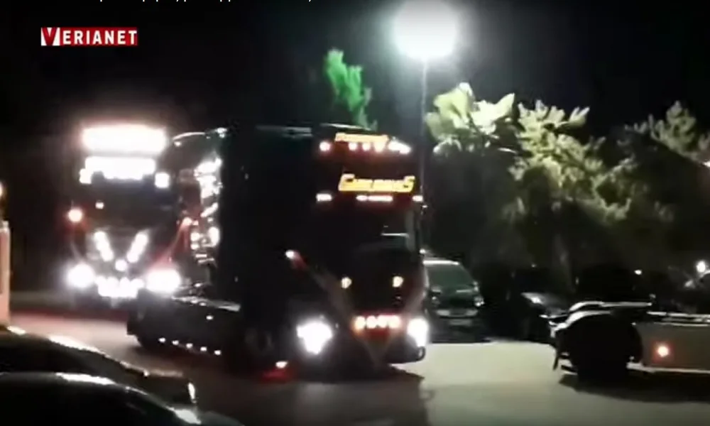 Βέροια: Η νύφη ήρθε με… νταλίκες (video)
