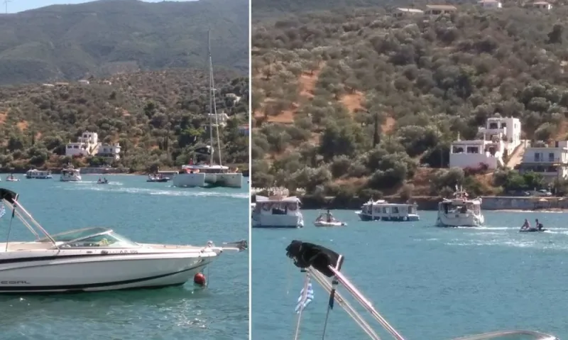 Ελικόπτερο έπεσε στα ανοιχτά του Πόρου: Τρεις νεκροί (vid)