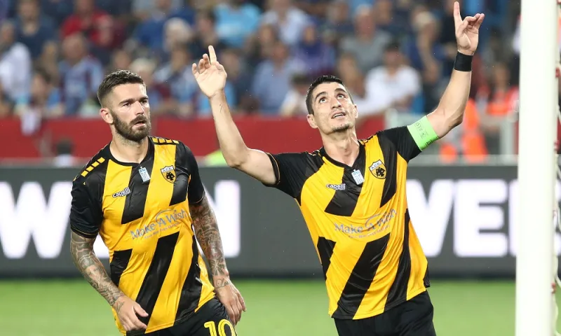 Τραμπζονσπόρ - ΑΕΚ 0-2: Τα γκολ των Λιβάια και Μάνταλου (vids)