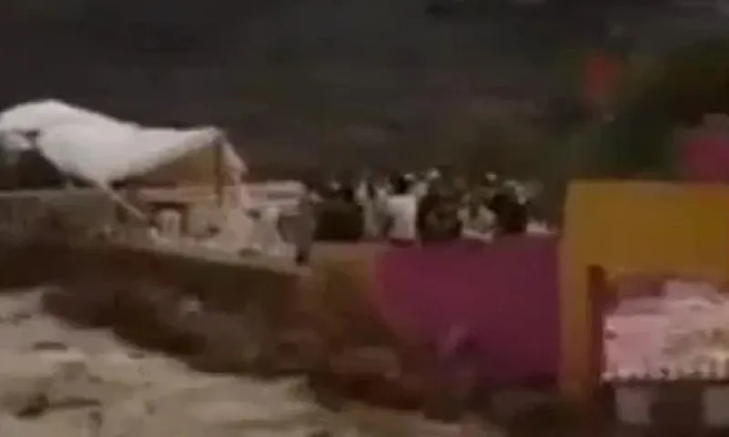 Ανατριχιαστικό! Γήπεδο καταρρέει από ορμητικά νερά, επτά νεκροί (vid)
