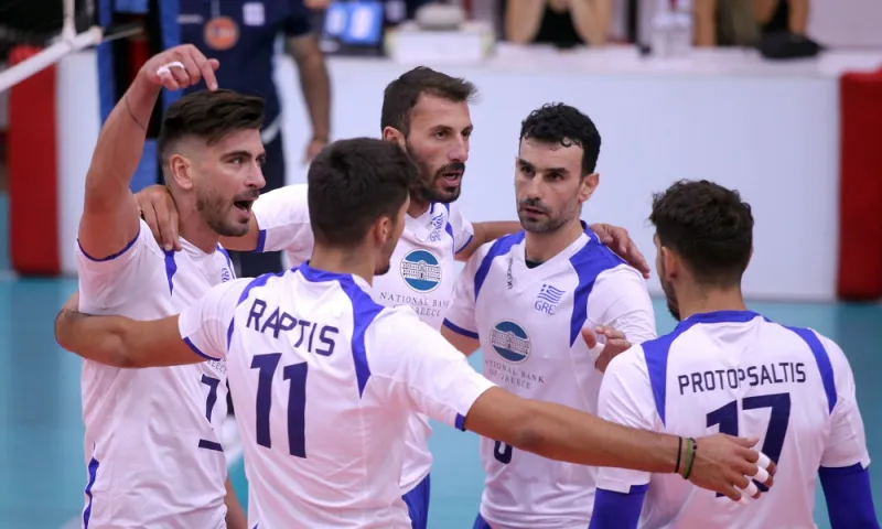 Εθνική βόλεϊ Ανδρών: Φιλική νίκη με 3-1 σετ επί της Σλοβακίας