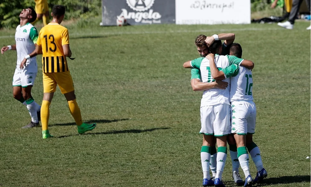 Super League K19: Άρης - Παναθηναϊκός 1-2
