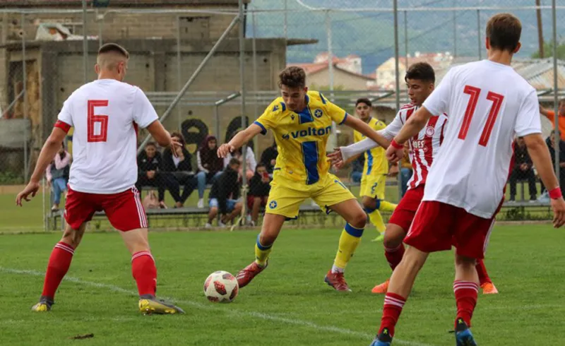 Αστέρας Τρίπολης - Ολυμπιακός Κ17 1-1: Από έναν βαθμό