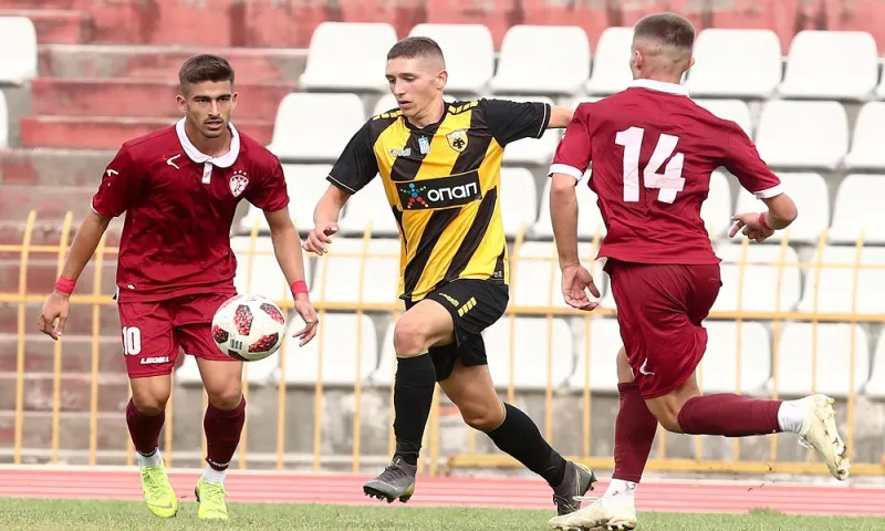 Ηττα για την Κ19 της ΑΕΚ από την ΑΕΛ