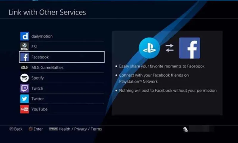 Τέλος το Facebook από το PlayStation