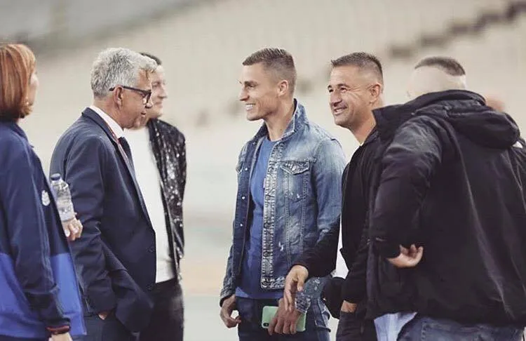 Βράνιες: Επίσκεψη στην προπόνηση της Βοσνίας