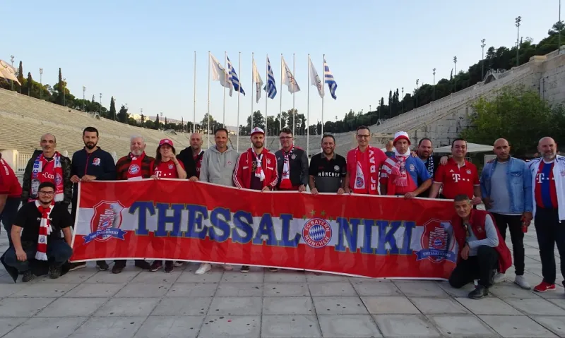 Η αστυνομία δεν επέτρεπε πανό των Ελλήνων οπαδών της Μπάγερν γιατί έγραφε Θεσσαλονίκη!