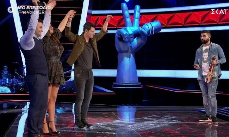 The Voice: Παπαρίζου - Ρουβάς σε χορό... έκπληξη (vid)