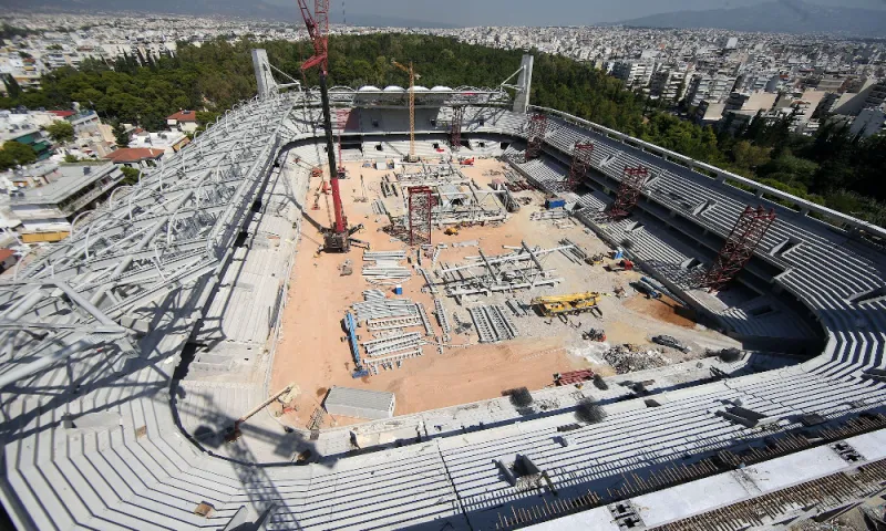 «Αγιά Σοφιά»: Σημερινά πλάνα από τα έργα στη Νέα Φιλαδέλφεια (vid)