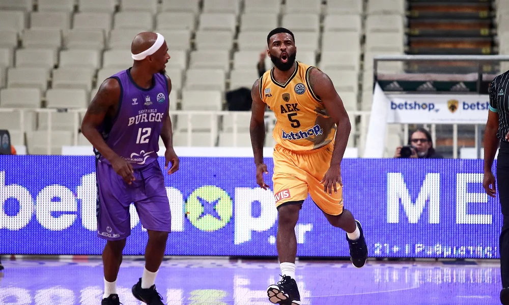 ΑΕΚ - Μπούργκος 74-66: Με πολυβολητή τον Λάνγκφορντ (vid)