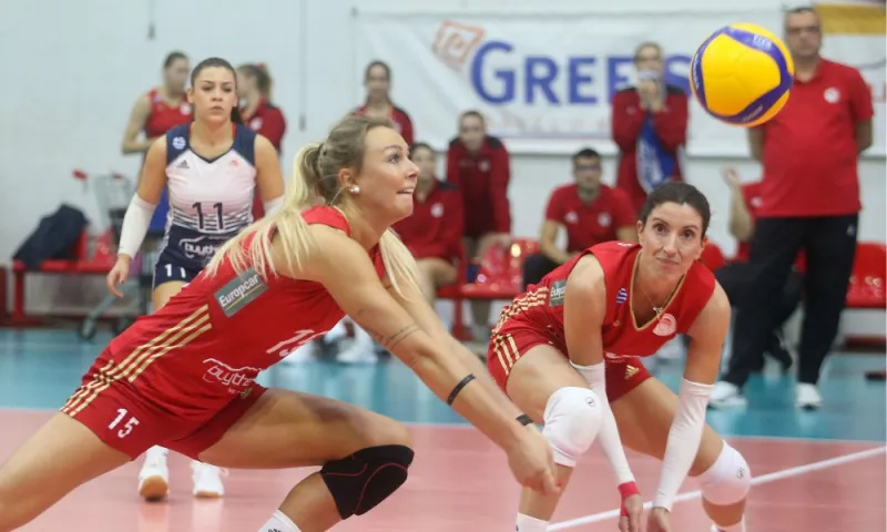 Ολυμπιακός - Πορφύρας 3-0 σετ: Εύκολη πρόκριση