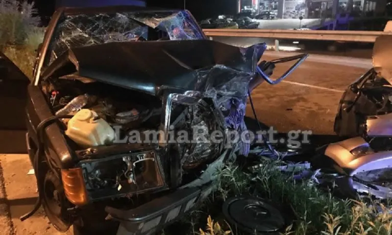 Λαμία: Φοβερό τροχαίο με έναν νεκρό! (vid)