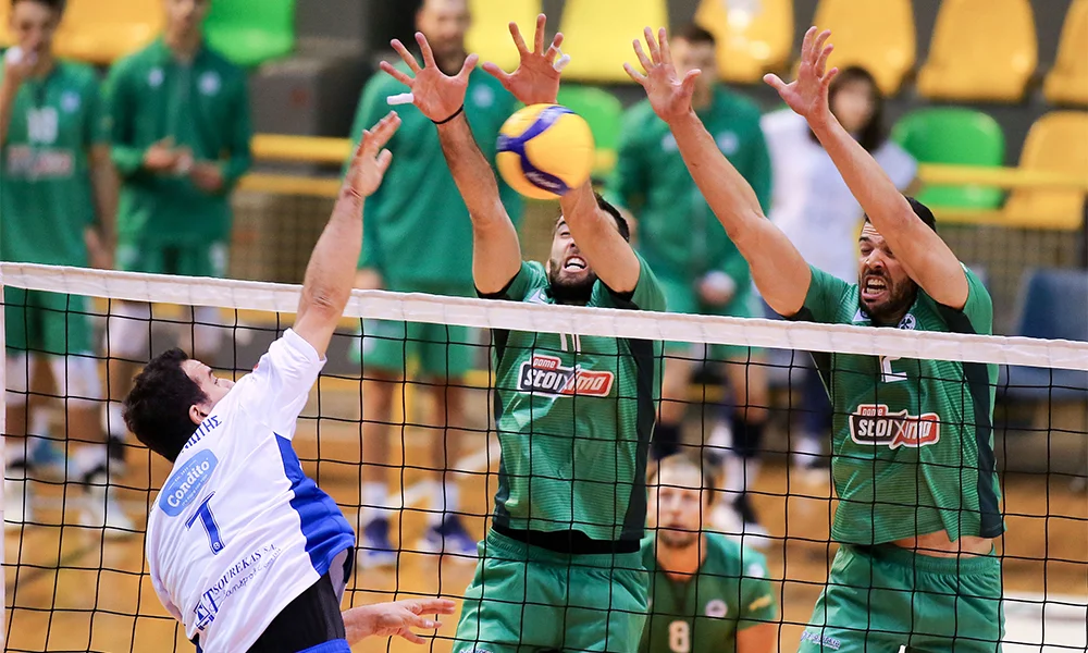 Παναθηναϊκός - Ηρακλής 3-0 σετ: Του «έσπασε» το αήττητο