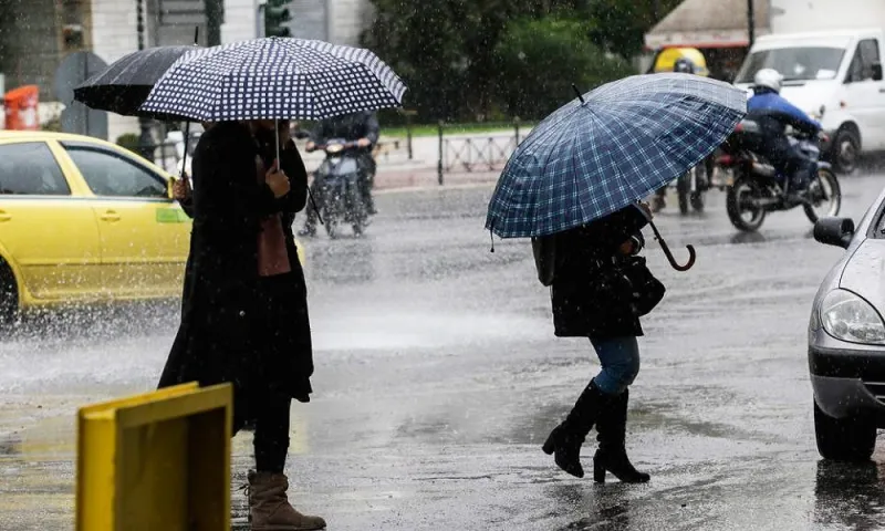 Καιρός 1/12: Βροχές σε πολλά σημεία της χώρας