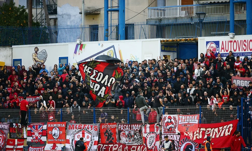 Ολυμπιακός: Χωρίς κόσμο στο Αγρίνιο