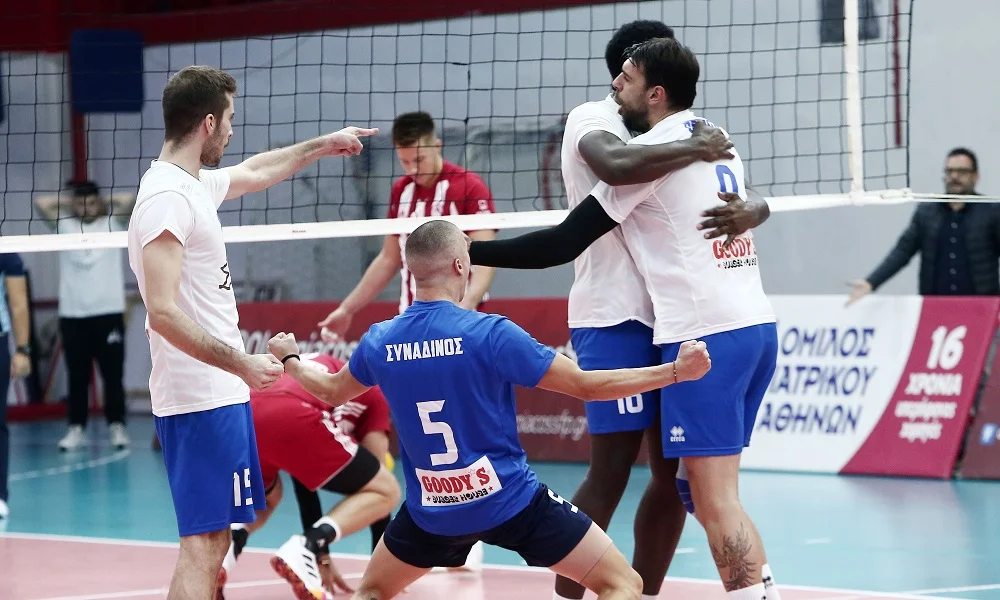 Volley League: «Μπαμ» από την Κηφισιά, 3-2 τον Ολυμπιακό στο Ρέντη! (vid)