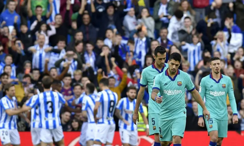 La Liga: Η Σοσιεδάδ σόκαρε την Μπαρτσελόνα! (vid)