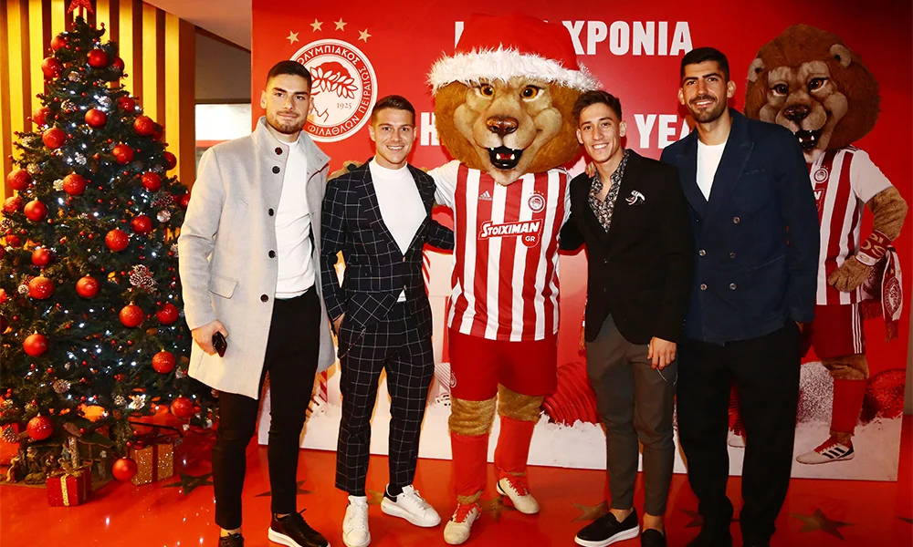 Ολυμπιακός: «Ερυθρόλευκα» Χριστούγεννα (pics)