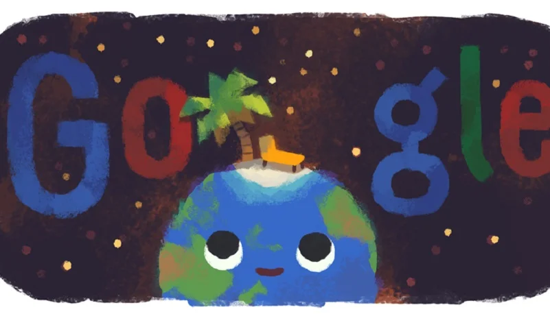 Το doodle της Google για το χειμερινό ηλιοστάσιο (pic)
