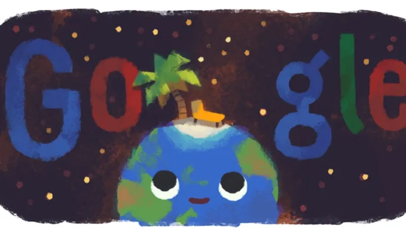 Το doodle της Google για το χειμερινό ηλιοστάσιο (pic)